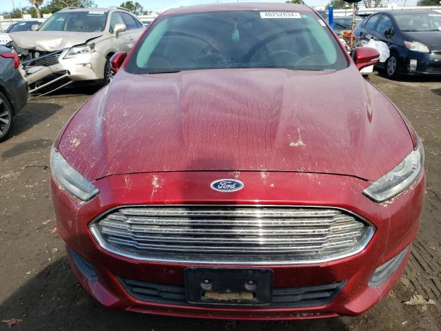 3FA6P0HD5ER207932 - 2014 FORD FUSION SE RED photo 5