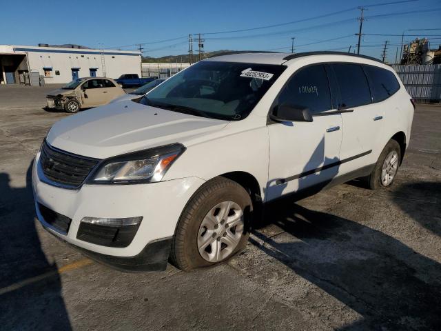 1GNKRFEDXHJ295280 - 2017 CHEVROLET TRAVERSE LS WHITE photo 1