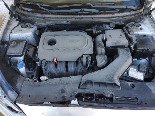 5NPE24AF1JH714945 - 2018 HYUNDAI SONATA SE SILVER photo 11