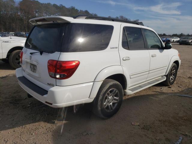 5TDZT38AX7S293328 - 2007 TOYOTA SEQUOIA LIMITED WHITE photo 3