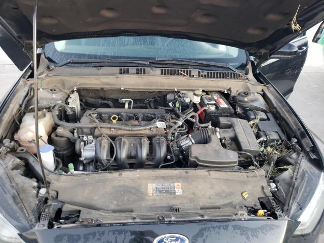 3FA6P0H76JR163458 - 2018 FORD FUSION SE BLACK photo 11