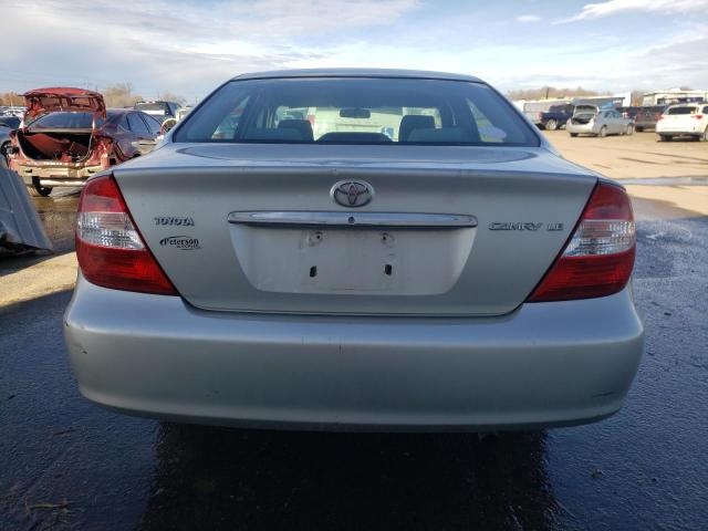 4T1BE32K23U778500 - 2003 TOYOTA CAMRY LE SILVER photo 6