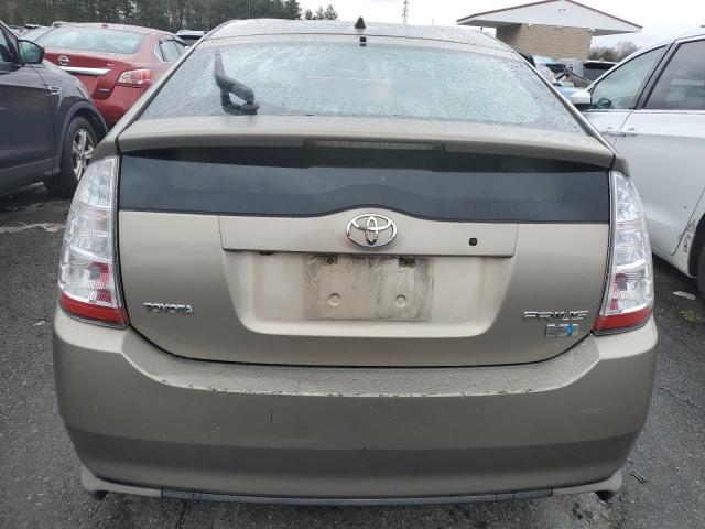 JTDKB20U683394728 - 2008 TOYOTA PRIUS BEIGE photo 6