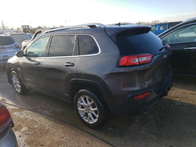 1C4PJLCS5EW147882 - 2014 JEEP CHEROKEE LATITUDE GRAY photo 2