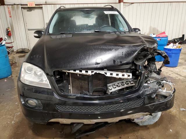 4JGBB86E48A407664 - 2008 MERCEDES-BENZ ML 350 BLACK photo 5