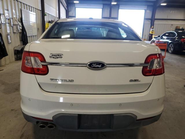 1FAHP2EW7BG141199 - 2011 FORD TAURUS SEL WHITE photo 6