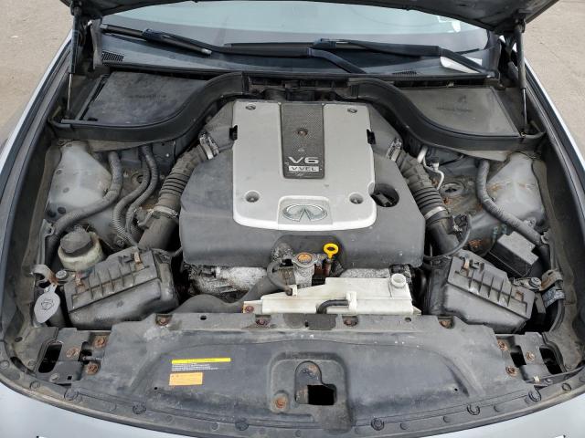 JN1CV6AR3DM754736 - 2013 INFINITI G37 GRAY photo 11