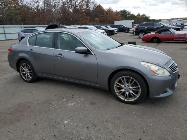 JN1CV6AR3DM754736 - 2013 INFINITI G37 GRAY photo 4