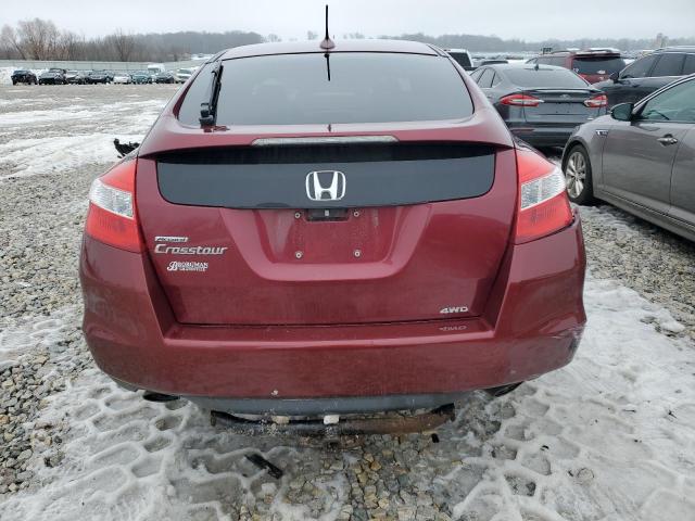 5J6TF2H59BL004616 - 2011 HONDA ACCORD CRO EXL RED photo 6