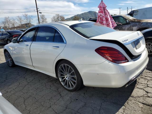 WDDUG8CB6EA053057 - 2014 MERCEDES-BENZ S 550 WHITE photo 2