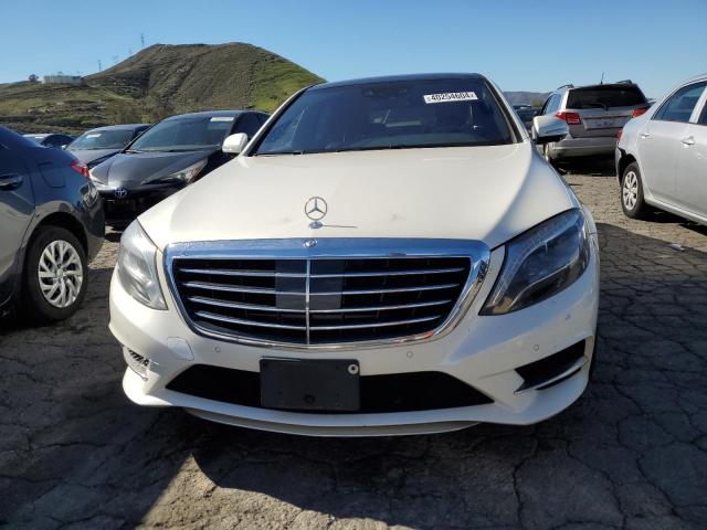 WDDUG8CB6EA053057 - 2014 MERCEDES-BENZ S 550 WHITE photo 5