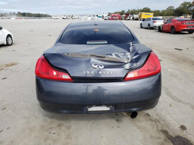 JNKCV64E89M605198 - 2009 INFINITI G37 BASE GRAY photo 6