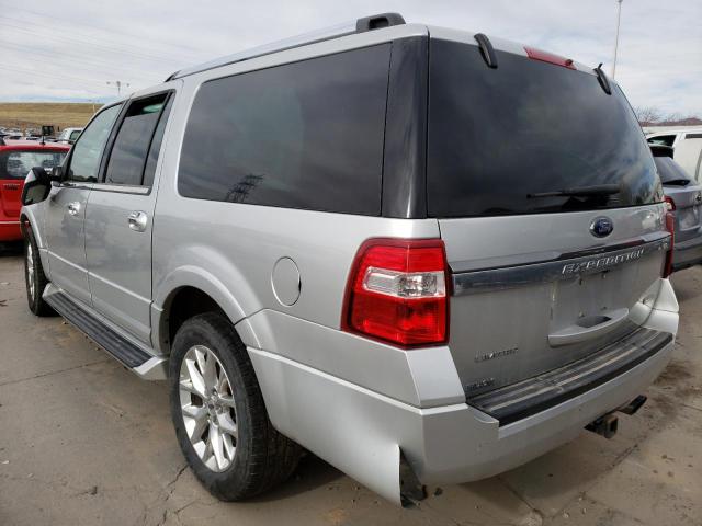 1FMJK2AT5HEA52950 - 2017 FORD EXPEDITION EL LIMITED SILVER photo 3
