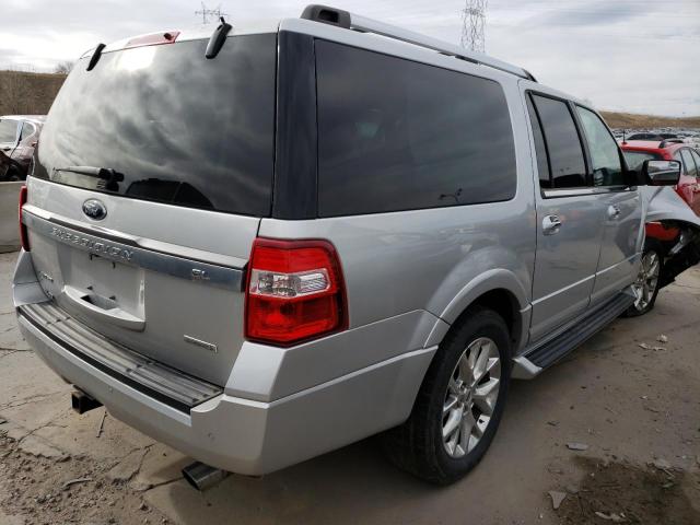 1FMJK2AT5HEA52950 - 2017 FORD EXPEDITION EL LIMITED SILVER photo 4