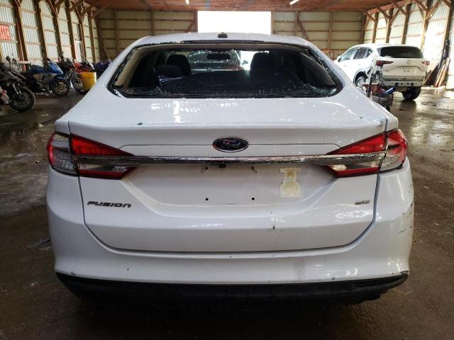 3FA6P0HD6JR282570 - 2018 FORD FUSION SE WHITE photo 6