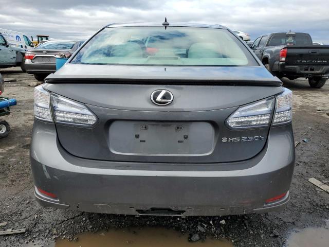 JTHBB1BA5C2049765 - 2012 LEXUS HS 250H GRAY photo 6