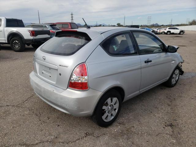 KMHCM36C07U017142 - 2007 HYUNDAI ACCENT SILVER photo 3