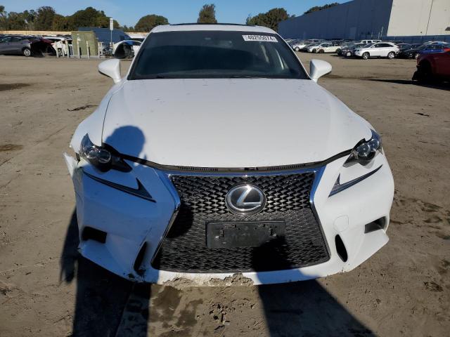 JTHBF1D22F5057528 - 2015 LEXUS IS 250 WHITE photo 5