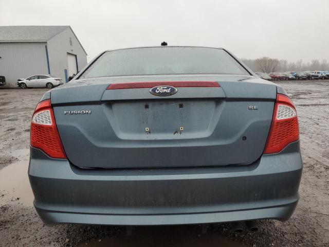 3FAHP0HA1BR132768 - 2011 FORD FUSION SE BLUE photo 6