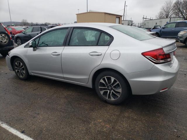 19XFB2F86DE062609 - 2013 HONDA CIVIC EX SILVER photo 2