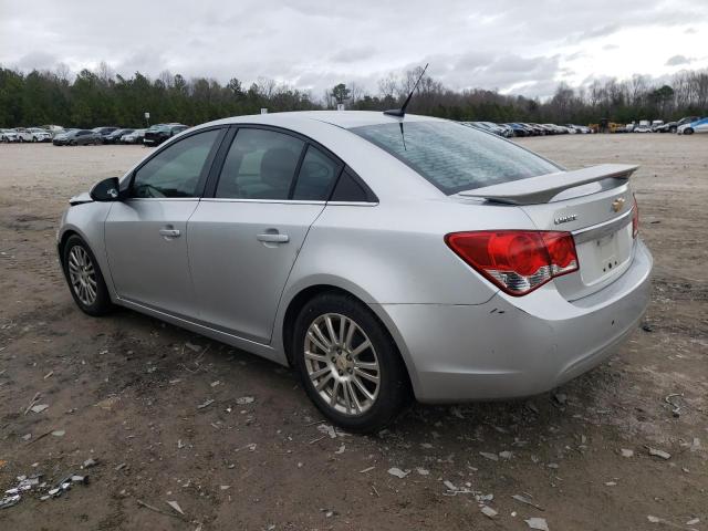 1G1PJ5S9XB7303214 - 2011 CHEVROLET CRUZE ECO SILVER photo 2