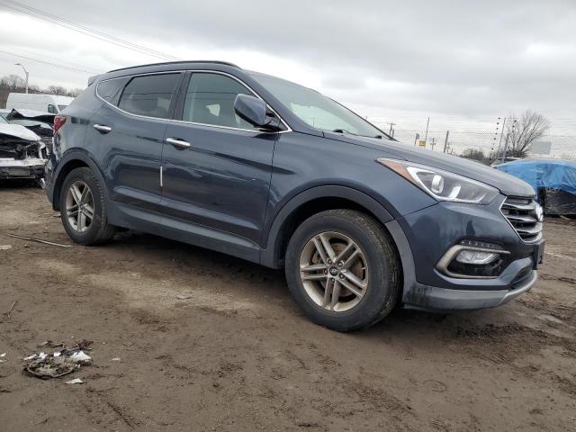 5NMZU3LB2HH037637 - 2017 HYUNDAI SANTA FE S BLUE photo 4