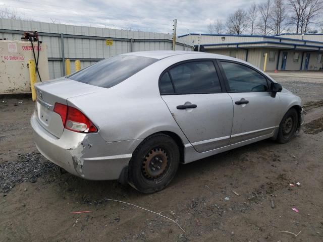 2HGFA1E32AH508968 - 2010 HONDA CIVIC VP SILVER photo 3