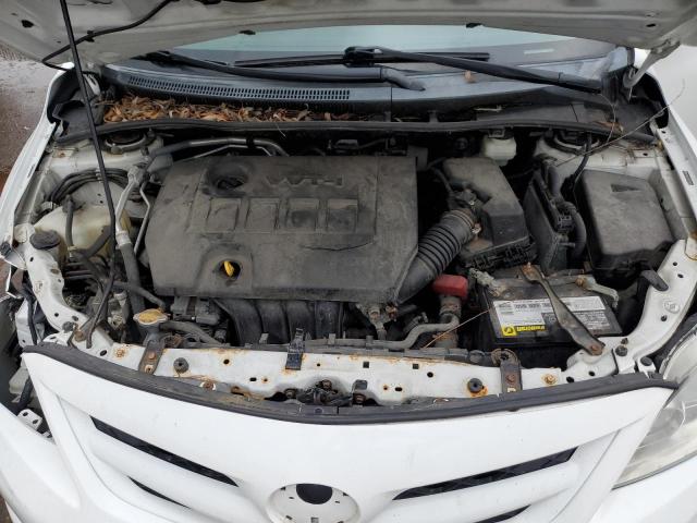 2T1BU4EE3BC748937 - 2011 TOYOTA COROLLA BASE WHITE photo 11