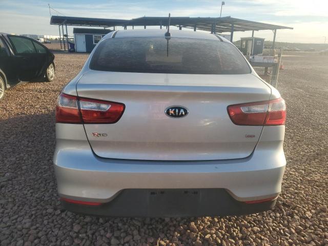 KNADM4A3XG6626097 - 2016 KIA RIO LX SILVER photo 6