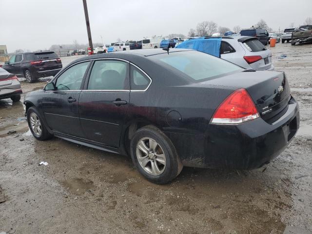 2G1WF5E37C1121652 - 2012 CHEVROLET IMPALA LS BLACK photo 2