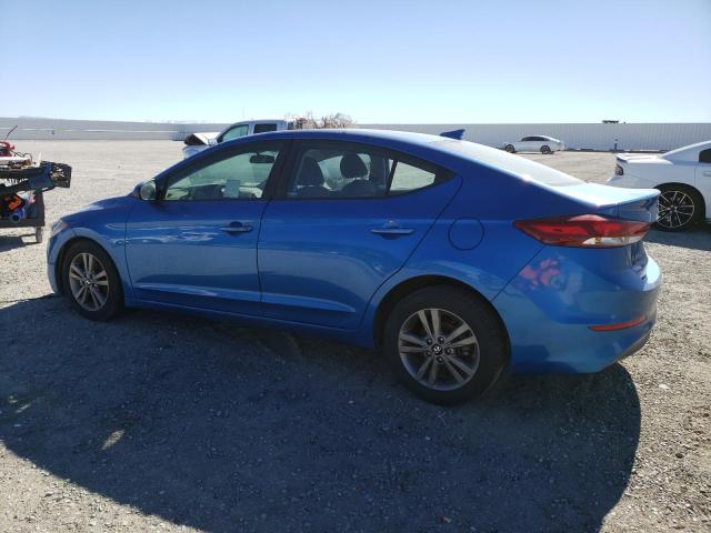 5NPD84LF3JH296170 - 2018 HYUNDAI ELANTRA SEL BLUE photo 2