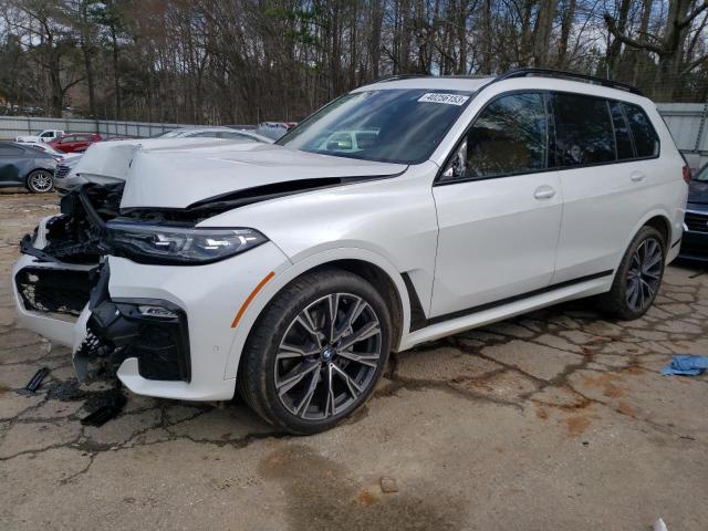 5UXCW2C01M9E04057 - 2021 BMW X7 XDRIVE40I WHITE photo 1