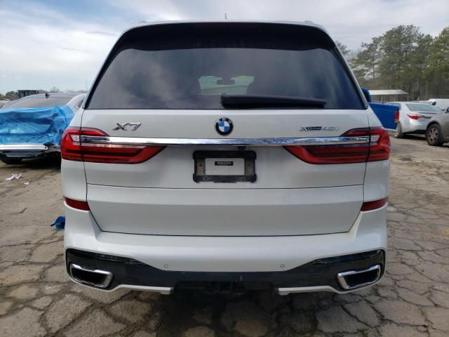 5UXCW2C01M9E04057 - 2021 BMW X7 XDRIVE40I WHITE photo 6