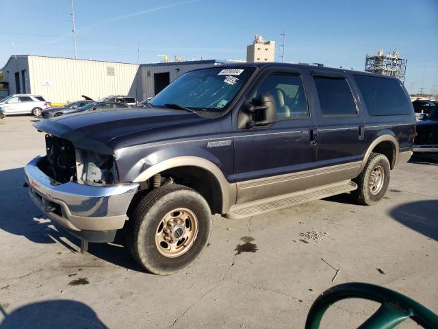 1FMSU43F81EA78014 - 2001 FORD EXCURSION LIMITED BLUE photo 1