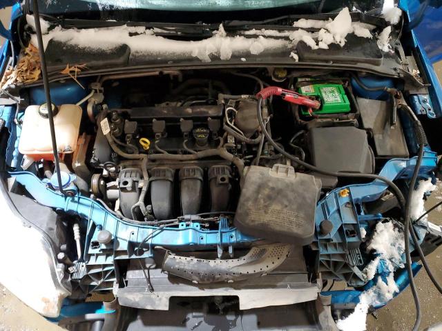 1FAHP3F27CL420582 - 2012 FORD FOCUS SE BLUE photo 11