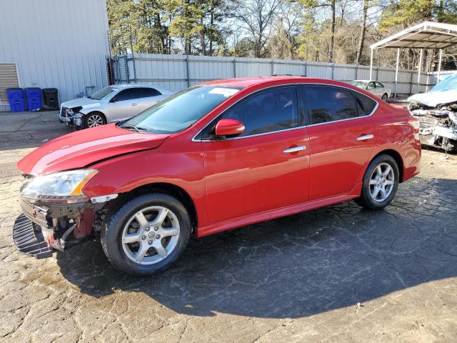 3N1AB7AP6FY380188 - 2015 NISSAN SENTRA S RED photo 1