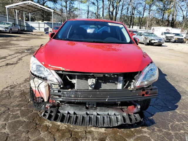 3N1AB7AP6FY380188 - 2015 NISSAN SENTRA S RED photo 5