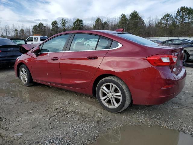 1G1BE5SM0H7161239 - 2017 CHEVROLET CRUZE LT RED photo 2