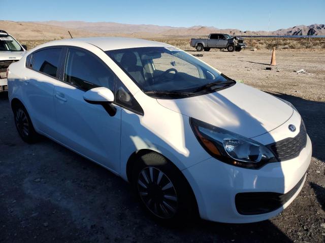 KNADM4A35D6135447 - 2013 KIA RIO LX WHITE photo 4