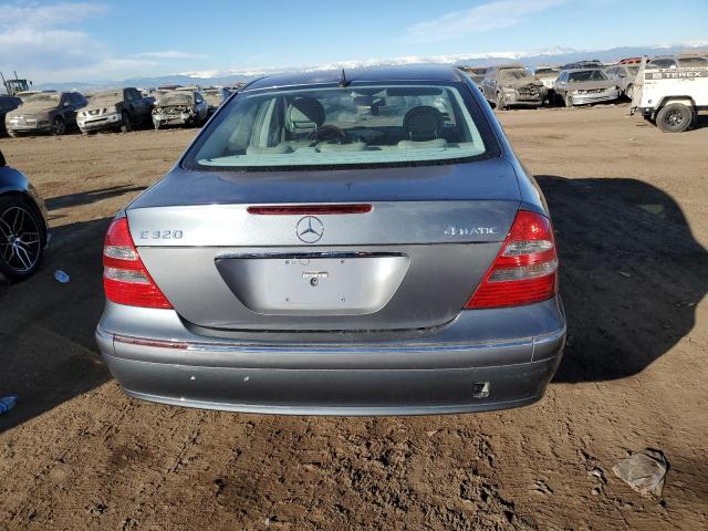 WDBUF82J95X179561 - 2005 MERCEDES-BENZ E 320 4MATIC GRAY photo 6