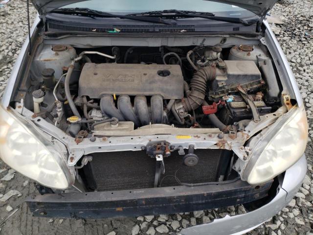 2T1BR32E68C877649 - 2008 TOYOTA COROLLA CE SILVER photo 11