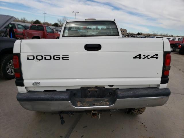 3B7KF23681G797002 - 2001 DODGE RAM 2500 WHITE photo 6