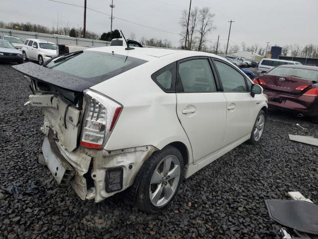 JTDKN3DUXA0041665 - 2010 TOYOTA PRIUS WHITE photo 3