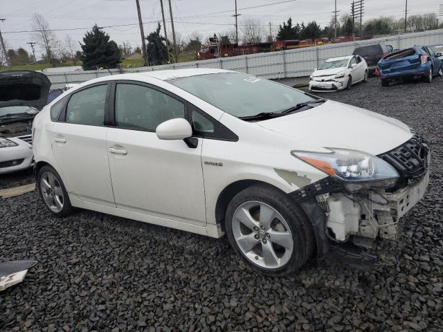 JTDKN3DUXA0041665 - 2010 TOYOTA PRIUS WHITE photo 4