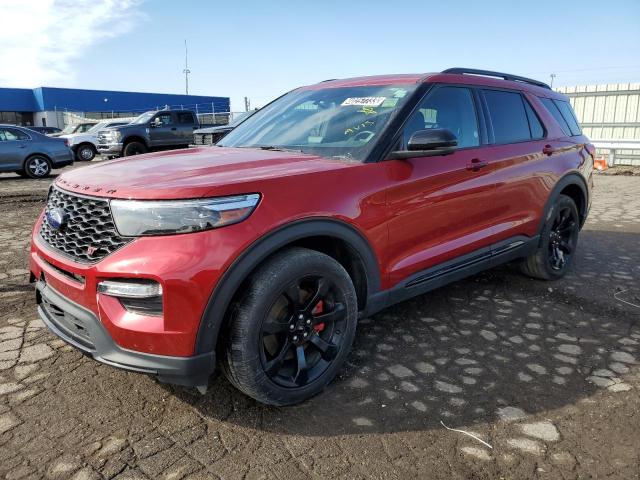 1FM5K8GC9LGB10499 - 2020 FORD EXPLORER ST RED photo 1