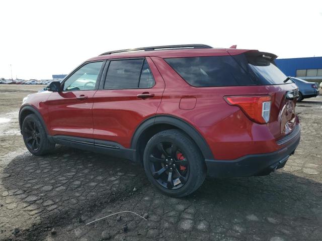 1FM5K8GC9LGB10499 - 2020 FORD EXPLORER ST RED photo 2