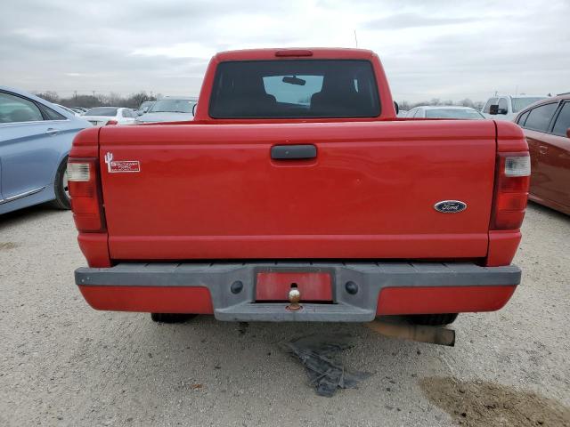 1FTYR10U54PA41853 - 2004 FORD RANGER RED photo 6