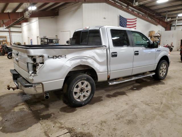 1FTFW1EF3DFE01024 - 2013 FORD F150 SUPER SILVER photo 3