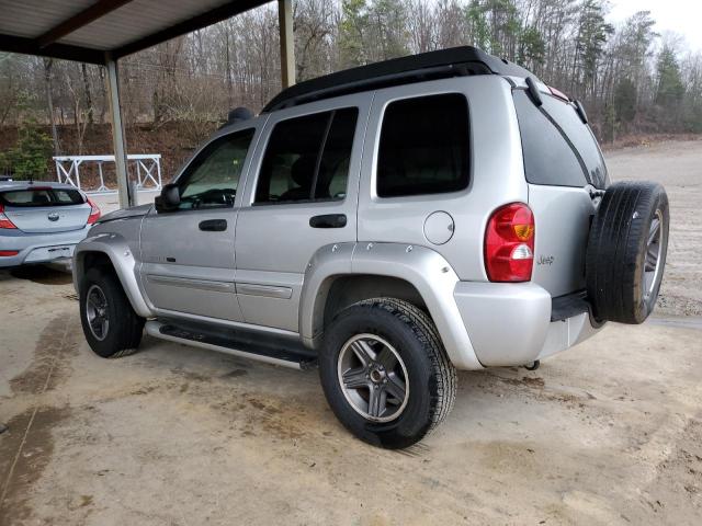 1J4GK38K93W637318 - 2003 JEEP LIBERTY RENEGADE SILVER photo 2