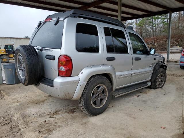 1J4GK38K93W637318 - 2003 JEEP LIBERTY RENEGADE SILVER photo 3